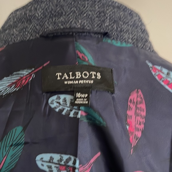 Talbots Woman Petite Wool Blend Blazer - Picture 6 of 8